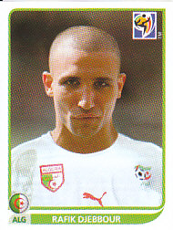 Rafik Djebbour Algeria samolepka Panini World Cup 2010 #238